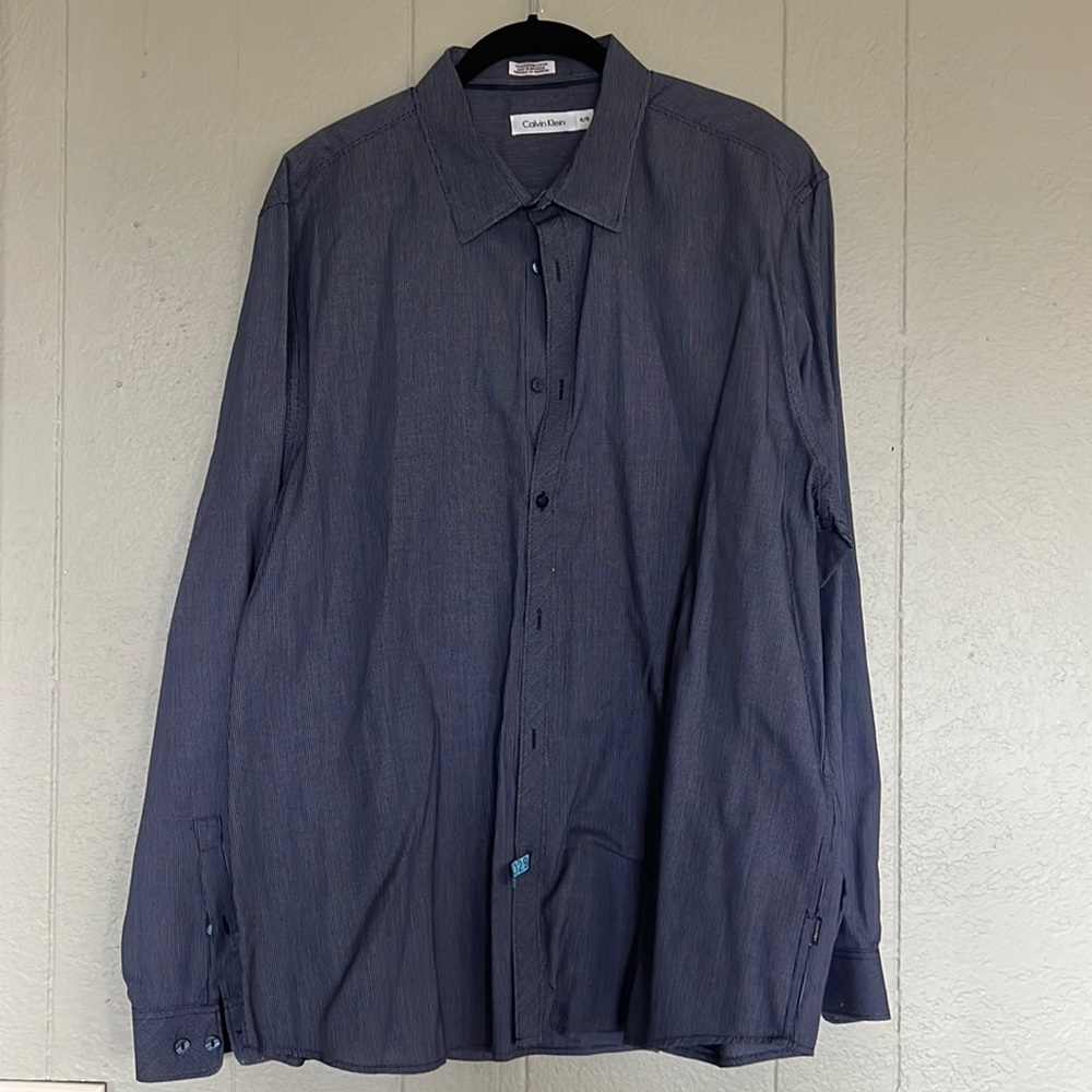 Dress shirt dark blue size XL
